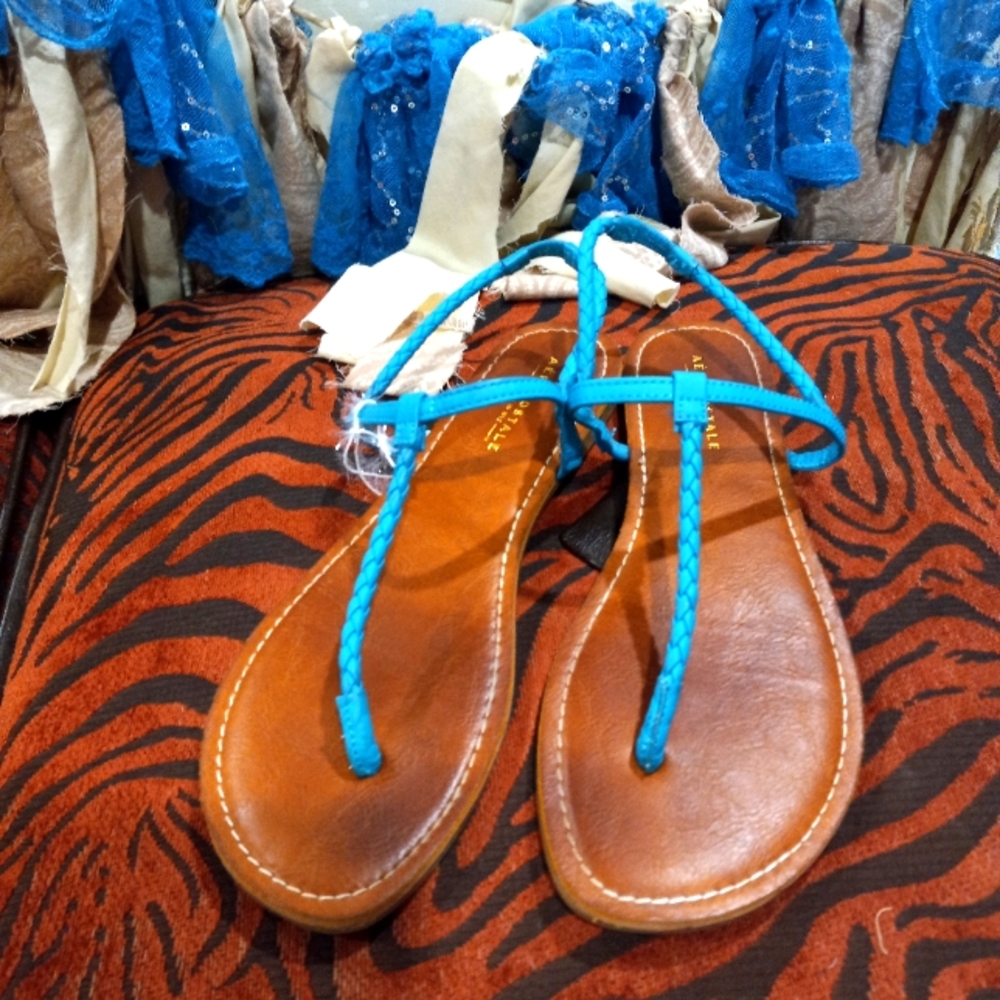 Aero Aeropostale Summer sandals in teal